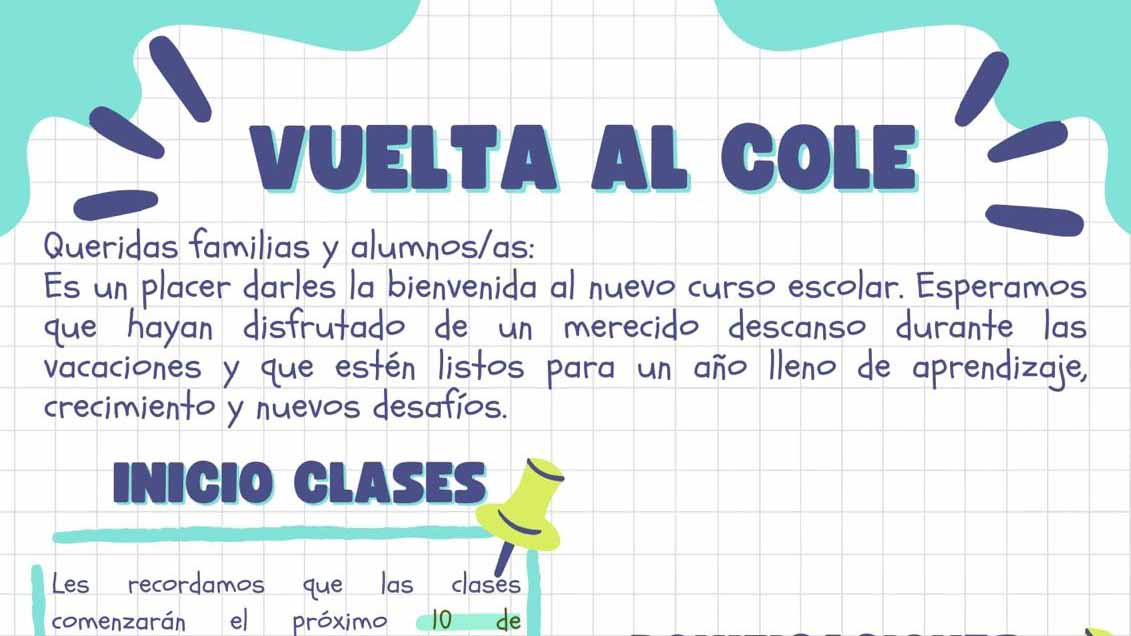 En este momento estás viendo Vuelta al cole